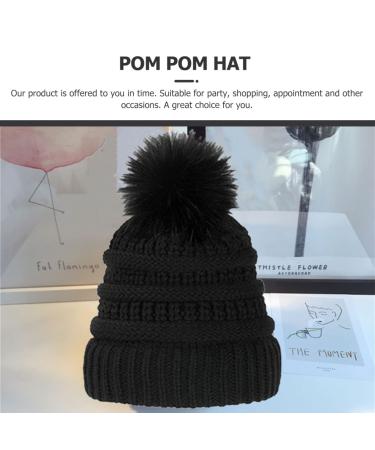 Shop Corrugated Curly Hair Extensions: Warm Knitted Pom Cap with Synthetic Hair for Women | International Shipping Available - Buy Online on GoSupps.com