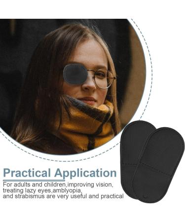 KGDUYC Black Eye Mask for Children | 6 Pack Amblyopia & Myopia Glasses Accessories - Ideal for Kids - Buy Online on GoSupps.com
