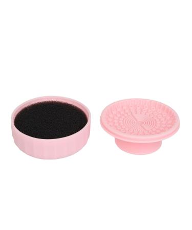 Universal Cleaning Tray Suction Cup Design And Efficient Storage Function Makeup Brush Cleaning Box with 10 Holes for 10 Brushes Dry Use Wet Use Makeup Brush Cleaning