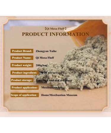 Premium Gold Moxa Loose Mugwort - Natural Cupwort for Moxibustion Pain Relief | 200g Heat Therapy for Acupuncture & Cold Relief - Buy Online on GoSupps.com