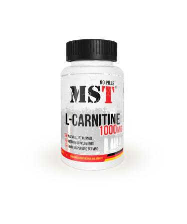 MST L Carnitine 1000 | Fat burner | 1000 mg per 1 tab | 90 tablets | MST Nutrition Berlin