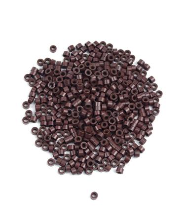 500 Pieces Brown 5mm Micro Rings | Silicone Links for Hair Extensions - Durable & Versatile - Buy Online on GoSupps.com