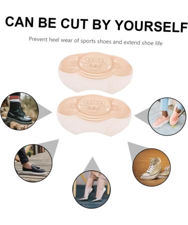 Comfortable Heel Wear Stickers for Women - Replaceable Cushions & Liners for High Heels - Beige Heel Pads (9.00x5.50x0.50CM) - International Shipping Available - Buy Online on GoSupps.com
