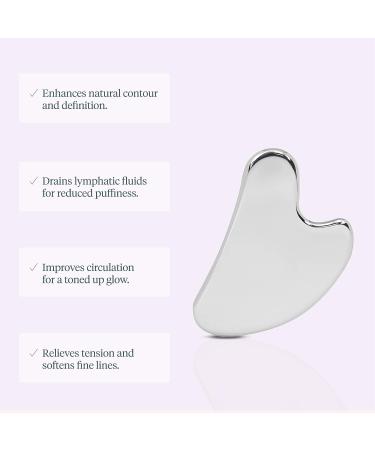 Wonderskin Liquid Gym Gua Sha Face Sculpting Tool - Reduce Tension, Puffiness & Wrinkles - Stainless Steel Facial Roller for Skin Care and Jawline Sculpting - Buy Online on GoSupps.com