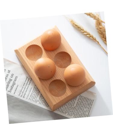 Zerodeko Chicken Egg Holder Supply Convenient Holder Wear-resistant Storage Platter Wooden Egg Tray Accessory Household - Buy Online on GoSupps.com