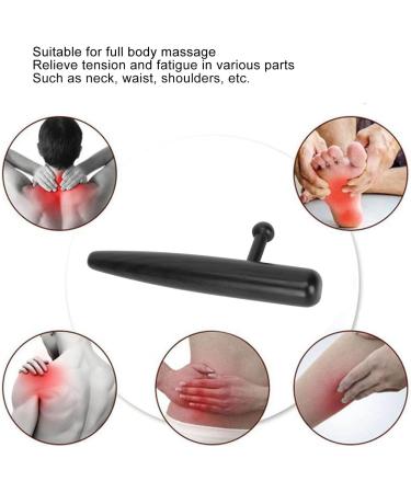 Wooden L-Shaped Acupuncture Massage Tool & Pencil | 60ml Pain Relief for Fatigue & Plantar Fasciitis - Buy Online on GoSupps.com