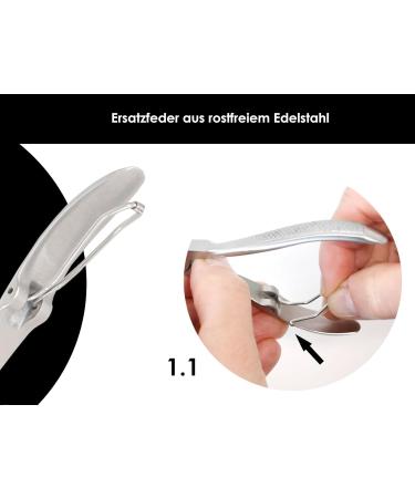 Stainless Steel Foot Nail Tongs Spare Spring - Replacement Wire Spring for 11-13 cm Nail Tongs | Essential Foot Care Accessory - Buy Online on GoSupps.com