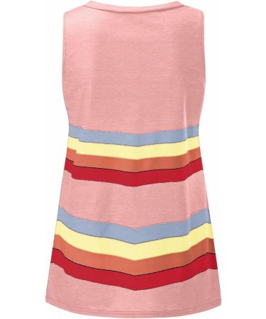 Tank Tops for Women Sleeveless Mesh Shirts Halter Neck Cross Back Fashion Summer Tops Loose Fit Vests 1382-eumxw-5-pink M - Buy Online on GoSupps.com