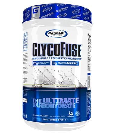 Gaspari Nutrition Glycofuse: Performance and Recovery Carbohydrate 25g Cluster Dextrin and 1g Electrolyte and Hydration Matrix (30 Servings Unflavored) Unflavored 1.92 Pound (Pack of 1)