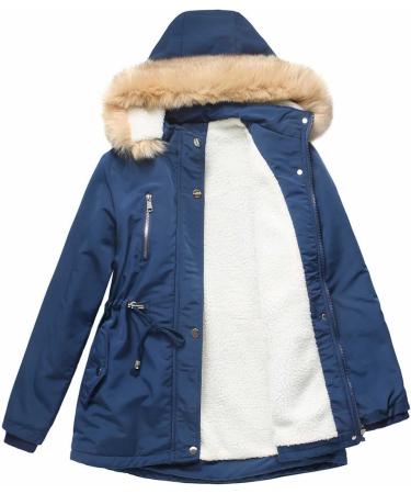 Warm Women s Winter Coat - Quilted Long Hooded Buffer Jacket | XXL to 4XL | Light Blue Transition Coat - Buy Online on GoSupps.com