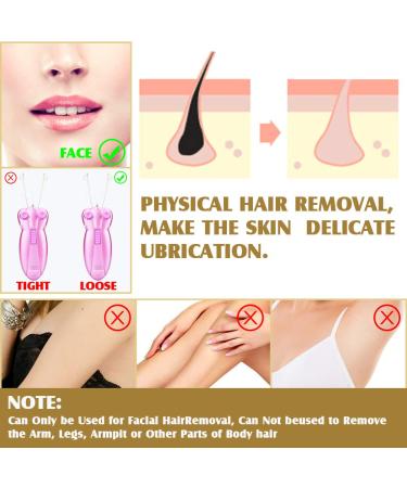 Capmesso Electric Face Hair Remover for Women - Pink Hair Shaver & Epilierer for Flawless Skin - Perfect Valentine's Day Gift - Buy Online on GoSupps.com