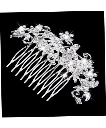 MAGICLULU Bridal Wedding Hair Comb Hair Comb Slide Clip Hairpiece Wedding Rhinestone Pearls Hair Comb Pearl Tiara Pearl Hair Comb Crystal Hair Comb Wig Bride Rhinestones Hair Accessories - Buy Online on GoSupps.com