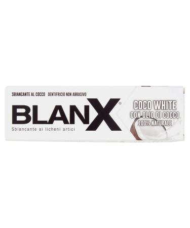 Blanx Detox toothpaste with coconut oil 100% natural format: 75 ml - Buy Online on GoSupps.com