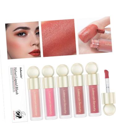 Beatifufu 5pcs Blush Creamy Eyeshadow Face Makeup Sheer Flush Facial Beauty Cosmetic Eye Shadow Make up Rouge - Buy Online on GoSupps.com