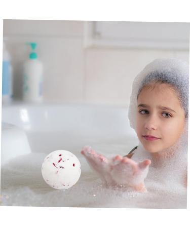  minkissy minkissy 4 Pieces Bath Bubble Bath Ball Round Milk Essential Oil Bombs Bath Bombs Maker Pink Bath Salts Sea Salt - Buy Online on GoSupps.com