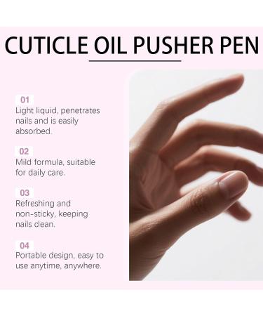Nail Care Pen Scented Portable Fingernail Pusher Buffer with Scented Cuticle Oil Pens for Nails for Women and Girls Manicure Growth Repair Damaged Strengthening Moisturizing - Buy Online on GoSupps.com