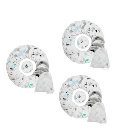 FRCOLOR 36 Pcs Reusable Makeup Pads Cotton Pads for Makeup Removal Facial Cotton Pads Makeup Cotton Pads Soft Cut Face Wipe Pad Eye Make up Remover Face Washing Pad Makeup Remover Face Pad Picture 1x3pcs Mx3pcs