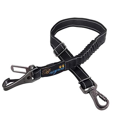 Dog belt for the car 3 in 1 length of adjustable dog clasp strap with elastic jerk damping and strong carabiner seat belt dog safety dishes for all dogs and cats. - Buy Online on GoSupps.com