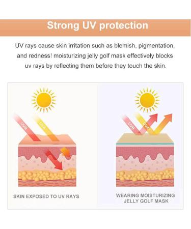 Golf Face Patch | 5pair UV Facial Patches | Comfortable Facial Sunscreen Patch Portable Golf Patches for Sun Protection for Outdoor - Buy Online on GoSupps.com