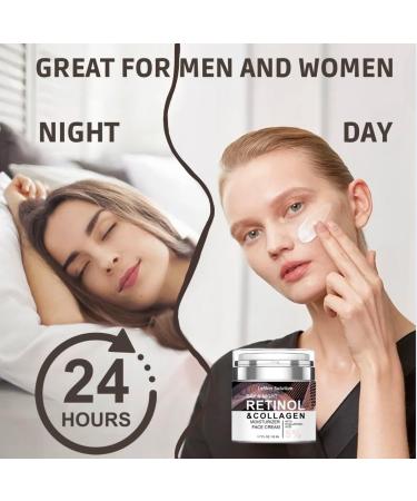 LeSkin Solution Collagen Retinol & Hyaluronic Acid Cream - Anti-Aging Face Moisturizer for Face Neck & D collet - Daily Moisturizer Face Cream - 1.7 fl.oz. - Buy Online on GoSupps.com