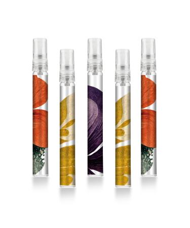 Shu mizara Portable Mini Refillable Perfume Atomizer Bottle Atomizer Travel Size Spray Bottles Accessories Atomizer Perfume Bottle Scent Pump Case for Travel Yellow