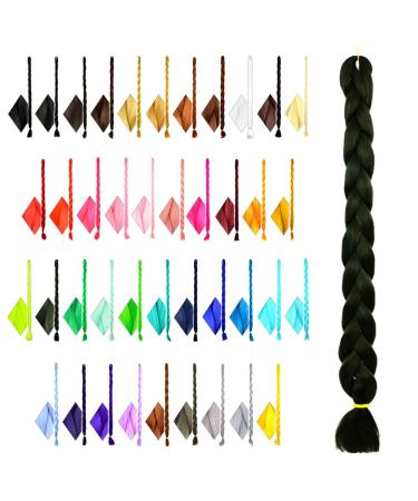 Mybraids 1-colored premium braid hair 2m long for rasta braids dreads crochet twist box braids cornrows artificial hair extensions braiding hairstyles (23-y dark olive green)