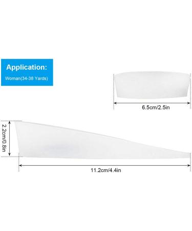 Buy 2 Pairs Gel Heel Inserts & Arch Support Cushions for Ultimate Comfort | Silicone Heel Cups for Outdoor Sports - Buy Online on GoSupps.com