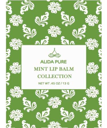 ALIDA PURE Mint Lip Balm Collection Vegan Lip Balm Beeswax Free with Avocado Oil Organic Jojoba Oil and Vitamin E for Dry Chapped or Cracked Lips 3 Tube Set Mint-3 Pack - Buy Online on GoSupps.com