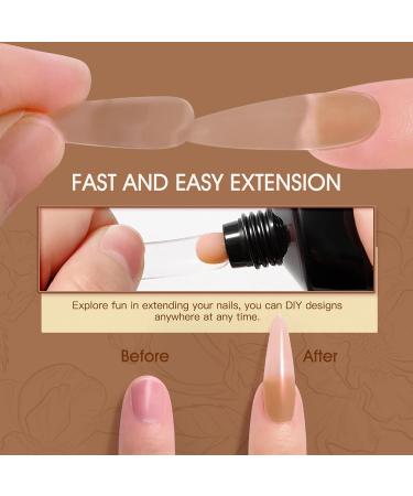Buy Rosalind Brown Poly Nail Gel 60ml - UV/LED Acrylic Gel for Nail Extensions & Repairs | Light Brown Manicure Solution - Buy Online on GoSupps.com