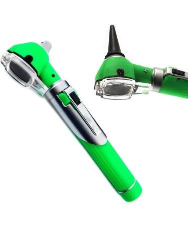 Mini Otoscope with LED Light - Diagnostic Tool for Ear Health in Doctors Children Babies & Pets - Green - Buy Online on GoSupps.com