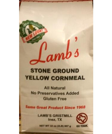 Lamb's Stone Ground Yellow Cornmeal 2 lb (Pack of 1)