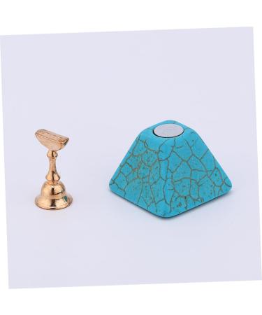 Ipetboom Training Finger Holder Nail Practice Nail Bracket Japan Manicure Fingernail Practice Stand 10x7cm Blue - Buy Online on GoSupps.com