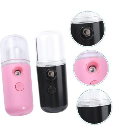 Beavorty 6 pcs Spray Hydrating Apparatus mini spray bottle portable humidifiers spa cleaner handheld 10.5x3.5cmx3pcs Pink Blackx3pcs - Buy Online on GoSupps.com