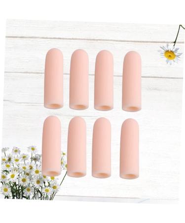 CLISPEED 8pcs Silicone Thumb & Toe Cushion Sleeve Set for Pain Relief - Invisible Protective Covers for Hammer Toe, Finger & Toe Caps - Buy Online on GoSupps.com