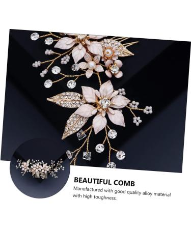 MAGICLULU 1 PC Hair Comb Exquisite Bridal Comb Practical Hair Prop Charming Hair Supply Party Decoration Supply Beautiful Comb Creative Hair Prop Sweet Hair Prop Female Tuck Comb - Buy Online on GoSupps.com