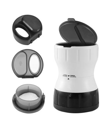 KIRIYUUKI Pill Grinder with Pill Box Container,Med and Vitamin Tablet Crush,Pill Crusher for Fine Powder