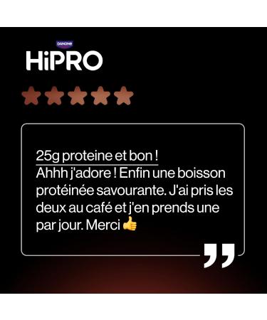 Hipro - Boisson prot in e go t caf latte - 330ml - Lot de 8x330ml - Buy Online on GoSupps.com