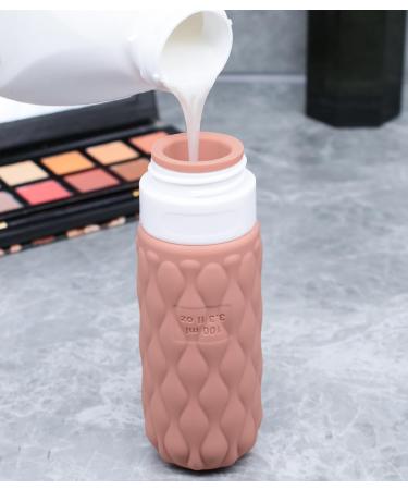 4 Pack Travel Bottles for Toiletries with Labels 100ML Silicone Travel Bottles Set with Clear Zipper Toiletry Bag Leakproof Refillable Squeeze Travel Size Containers for Shampoo Conditioner Green/Purple/Orange/Yellow - Buy Online on GoSupps.com