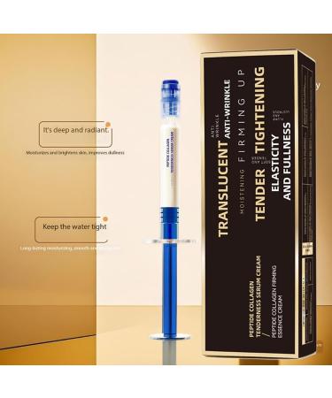  Grgowe 2PC Micromolecular Collagen Anti Wrinkle Lotion Face Serum Peptide Collagen Firming Essence Moisturizer Relieve Dryness Smooths Expression Wrinkles - Buy Online on GoSupps.com