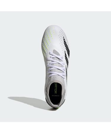 Buy adidas Unisex Predator Accuracy.3 Firm Ground Boots - 44 2/3 EU | Ftwr White/Core Black/Lucid Lemon | International Shipping Available - Buy Online on GoSupps.com