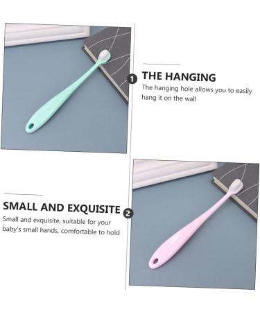 TOVINANNA 2-Piece Baby Toothbrush Set | Ideal Infant Baby Shower Gift | Gentle Tooth Cleaning Brushes - Buy Online on GoSupps.com