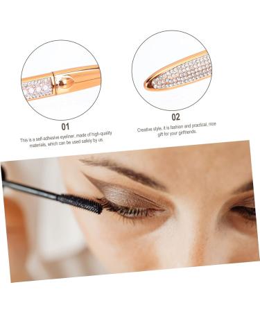DOITOOL 3pcs Eyeliner Eye Lining Pens Magnetic Liner Pen Nursing Eye Grooming Pens Miss Girl Gold and Silver - Buy Online on GoSupps.com
