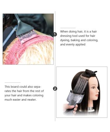 Lurrose 4-Piece Balayage Board & Brush Set - Professional Hair Dye Tools for Home & Salon | Plastic Hair Tower Kit - Buy Online on GoSupps.com