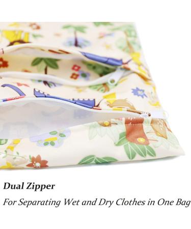 FenFang Wet Bag for Cloth Diapers - Waterproof, Washable, Reusable Organizer (Beige) - Buy Online on GoSupps.com