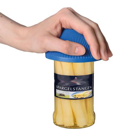 Blue Rubber Cap Opener with Conical Handle | Effortless Bottle Opening for All | International Shipping Available - Buy Online on GoSupps.com