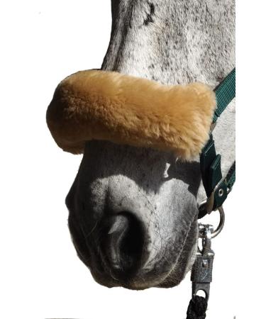Engel Reitsport Nose protector for halter made of lambskin Nose colorful: 12 colors to choose from camel