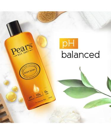  PEARS 3 x Pears Pure & Gentle Shower Gel 250ml | Original | Made with Natural Oils and Soap-Free | Nourishing Moisture and Natural Extracts - Buy Online on GoSupps.com