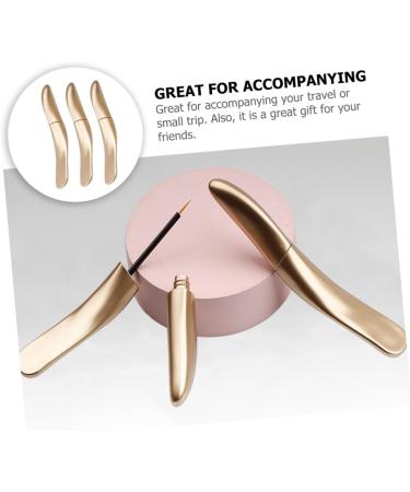 CANIGHT 18 Pcs Eyeliner Empty Tube Eyelash Oil Lash Lengthening Mascara oil Lash Serum Wand Pp Golden - Buy Online on GoSupps.com