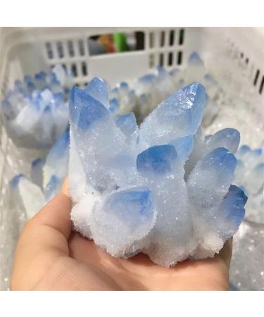 Natural Crystal Rough 500-650g Natural Blue Phantom Quartz Stone Crystal Cluster for Decoration Gift 1pc 1pc 500-650g - Buy Online on GoSupps.com
