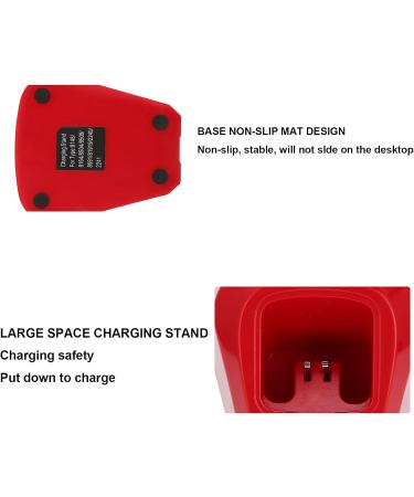 Electric Hair Cutter Charging Station | Replacement Accessories for Men's Hair Clippers - Red | International Shipping Available - Buy Online on GoSupps.com